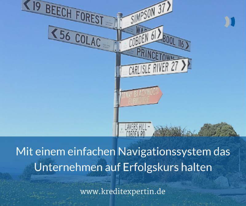 Mit einem einfachen Navigationssystem das Unternehmen auf Erfolgskurs halten